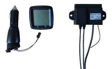 Funk-Einparkhilfe 2 Sensoren für Uebler Fahrradträger i21 & i31 mit Display (Aktion solange der Vorrat reicht)